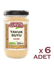 Gurvita Tavuk  Suyu Sade 320 Ml 6'lı