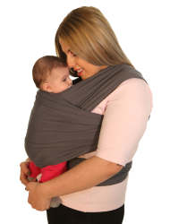 KYCBABY Esnek Wrap Sling Bebek Taşıma Şalı Antrasit