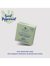 Lindos - Saf Katı Kastil Sabun - Sweet Peppermint - 100g