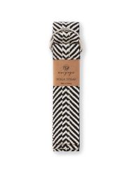 Siyah Zebra Desenli Yoga Mat Taşıma Askısı