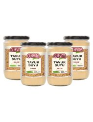 Gurvita Tavuk  Suyu Sade 660 Ml 4'lü