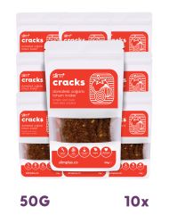 10 Paket Domates Soğanlı Glutensiz Vegan Tohum Kraker Cracks 50gr