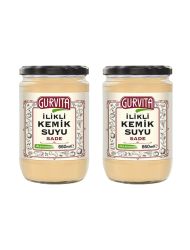 Gurvita İlikli Kemik Suyu Sade 660 Ml 2'li