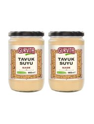 Gurvita Tavuk  Suyu Sade 660 Ml 2'li