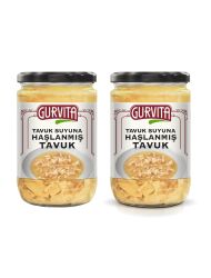 Gurvita Tavuk Suyuna Haşlanmış Tavuk 660 Ml 2'li