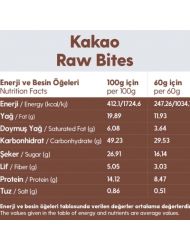 10 Paket Kakao Kaplı Glutensiz Vegan Yerfıstıklı Hurma Topları Raw Bites 60gr