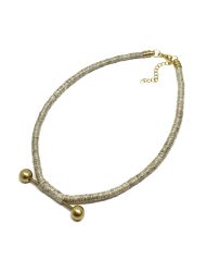 NATURE OF THE THINGS BRASSBALL CHOKER  KENEVİR -DOĞAL