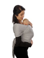 EGGBABY Esnek Wrap Sling Bebek Taşıma Şalı koyu gri