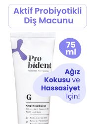 Probident  Aktif Probiyotik Diş Macunu Üzüm Çekirdeği Özüt Ilaveli Diş Ve Diş Etleri Için Antioksidan Grape Seed