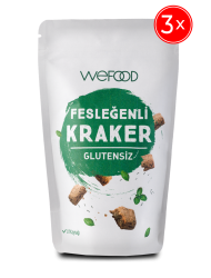 Wefood Fesleğenli Kraker 40 gr 3'lü