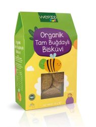 Wefood Kids Organik Tam Buğdaylı Bisküvi 55 gr 3'lü