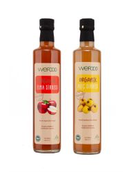 Wefood Organik Alıç Sirkesi 500 ml + Wefood Organik Elma Sirkesi 500 ml