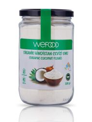 Wefood Organik Glutensiz Hindistan Cevizi Unu 320 gr (Organik Sertifikalı)