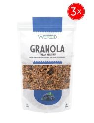 Wefood Yaban Mersinli Granola 250 gr 3'lü